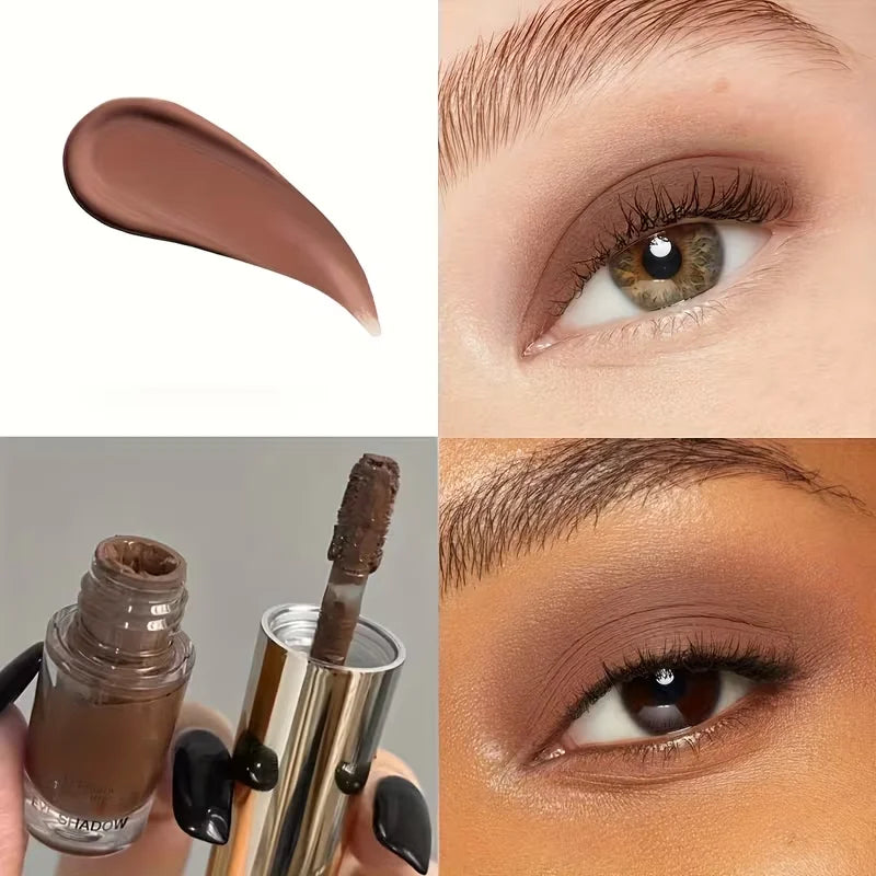 Long-Lasting Liquid Eyeshadow - Matte,Shimmer & Metallic Eyeshadow,Eye Makeup For Party Everyday Looks,Formal Event Cosmetics