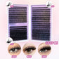 MAGEFY DIY Lashes Extensions Kit 800pcs Lash Clusters 80D/100D Wispy Individual Lashes Mix 9-18mm Cluster Eyelash Extension