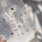 Golden Thread Butterfly Jelly Series Nail Art Stickers High Quality New Bronzing DIY Manicure Decal Decoration