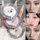 Natural three-dimensional highlighter powder, modify and brighten the silkworm, hold makeup and show color, fine highlighter