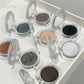 Pearlescent Eyeshadow Gel Glitter White Gold Black Wet Eyes Shadow Highlighter Monochrome Metallic Pearl Eye Pigments Cosmetics