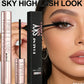 DIAONI Black Waterproof Volumizing Mascara - Sky-High Curl Smudge-Proof Lengthening Long-Lasting Makeup for Eyes