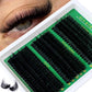 DIY Faux Mink Eyelashes 60D80D100D200D300D Fluffy Individual Lash Extensions, 5D Effect 0.07mm Curled Dramatic Lashes 10-16mmMix