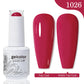 Arte Clavo 15ml Rose Red Pink Color Gel Nail Polish Autumn Winter Hot Sale Long Lasting Soak Off For Manicure Nail Art Gel