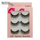 Faux Cils 3 Pairs False Eyelashes Natural Long 3D Mink Lashes Soft Fluffy Wispy Handmade Fake Lashes Eye Makeup Tools Maquiagem