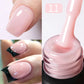 BORN PRETTY Milky Jelly Rubber Base Gel for Gel Nail Polish 15ml Russian Self-leveling Nude Color Soak Off Semi Permanent UV Gel