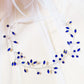 Vintage Blue Rhinestone Hair Comb Wedding Hair Accessories Bridal Hair Clip Headpiece Jewelry Bride Tiara Hair Ornament Gift
