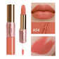 2 In 1 Matte Liquid Lipstick Long Lasting Color Moisturizing Waterproof Non Stick Cup