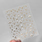 Golden Thread Butterfly Jelly Series Nail Art Stickers High Quality New Bronzing DIY Manicure Decal Decoration