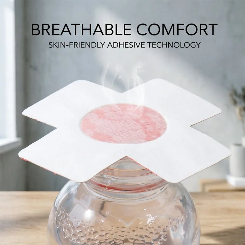 Wedding Bra Invisible Chest Patch Breathable and Anti Glare Semi Transparent Sexy Jacquard Lace Nipple Patch Disposable