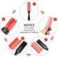 9-Row Detangling Hair Brush Scalp Massager Wet Dry Comb for Curly Straight Hair, Denman Style Detangler for Women Men Salon Use