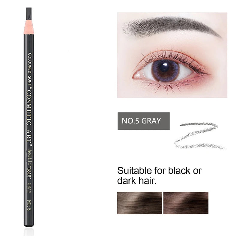 Tear Off Pull Line Eyebrow Pencil, Not Sharpen Need Eyebrow Pencil, Natural Color Rendering, Sweat Proof And Smudge Proof Eyebro