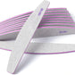 50Pcs/Lot Grey Sandpaper Nail File 100/180 Double Sided Buffer Block Polisher Pedicure Manicure Nail Art Files Nails Accesorios
