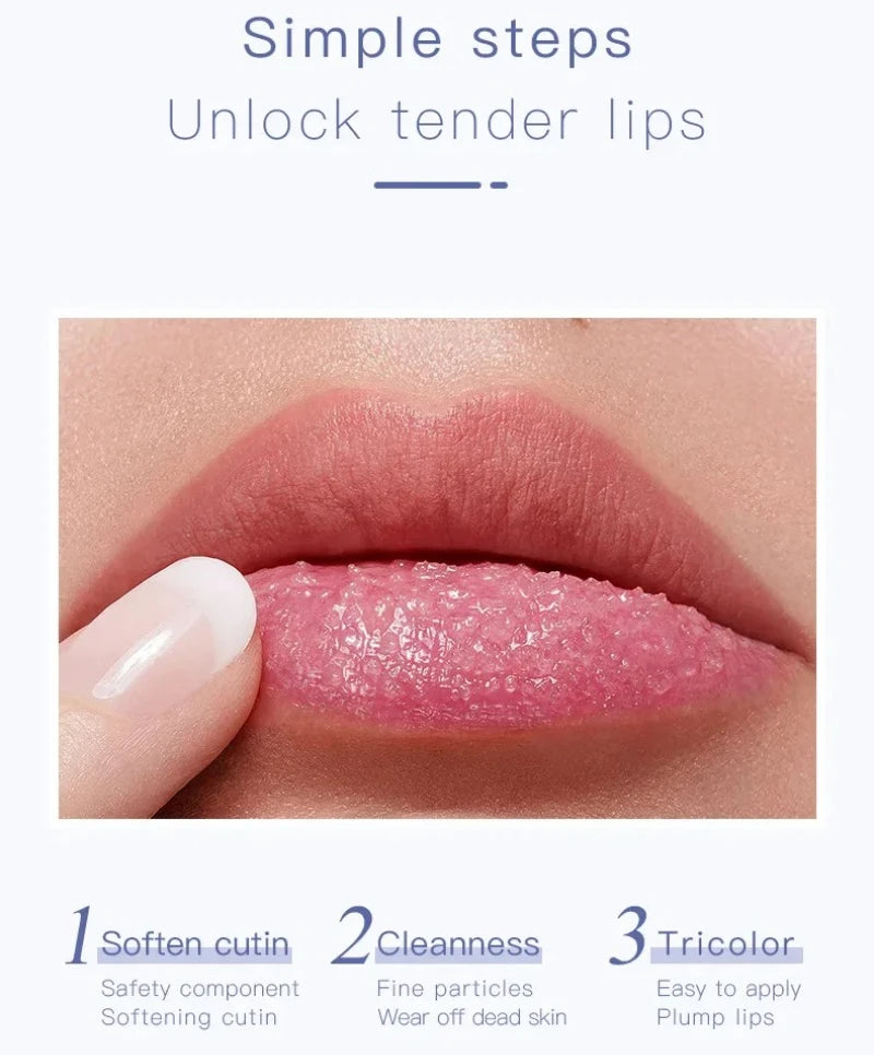 Lips Scrub Make Tender Lip Mask Makeup Exfoliating Exfoliation Gentle Moisturizing Conditioning Exfoliate Care Lips Balm Make-up