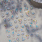 Magical Blow Bubbles Goldfish Bunny Rabbit Cat Kitten Shape Shiny Dreamy Bubbles 5D Nail Art Decorations Sticker Manicure Decal