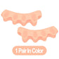 1 Pair Silicone Toe Separator Bunion Corrector Hammer Toe Corrector Soft Silicone Material for Toe Separation Foot Care Tool