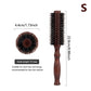 6 Style Wood Handle Round Rolling Brush Straight Twill Hair Comb Boar Bristle Round Barrel Hair Curling Brush Hairdressing Tool