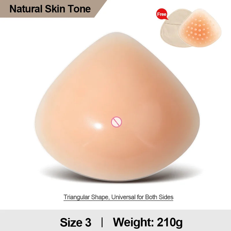 Silicone Fake Breast For Mastectomy Balance Body Artificial Breast Form Prosthesis Post-Surgery Bra Enhancement Inserts