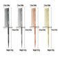 New Design Rat Tail Aluminium Styling Comb Professional Barber Heat Resistant Men Hair Combs Salon Hairdresser Tools For Women