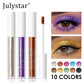 Metallic Purple Liquid Eyeshadow Pen Shimmer Pink Green Blue Gold Diamond Shiny Eye Shadow Stick Giltter Highlighter Pen Makeup