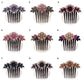 1PC Fashion Hair Comb Luxury Crystal Shiny Rhinestone Hair Clips Inlaid Flower Hairpin Hair Grips Elegant Bride Hair Jewelry