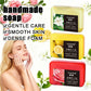 6PCS fruit floral handmade soap, jasmine, rose, lemon handmade soap, gentle cleaning, bathing the whole body, moisturizing
