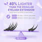 MASSCAKU Super Soft Ellipse Shape Lashes 0.15 0.20 Thickness Natural Faux Mink Eyelashes Extension Custom Logo Matte Flat Lashes