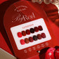 High Quality Christmas Gift Winter Red Nail Gel Set With Nail Polish Color Card UV Gel Kit For Professional Manicure Nail Salon