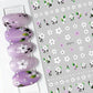 1pcs Sakura Flower 3D Nail Stickers White Cherry Blossom Nail Art Decals Spring Summer Adhesive Slider Decor Wedding Manicure
