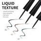 Waterproof Eyeliner Pen Matte Liquid Eyeliner 17H Long Wear Sweat Proof Smudgeproof Stain-free Ultra-fine Liquid Cosmetics