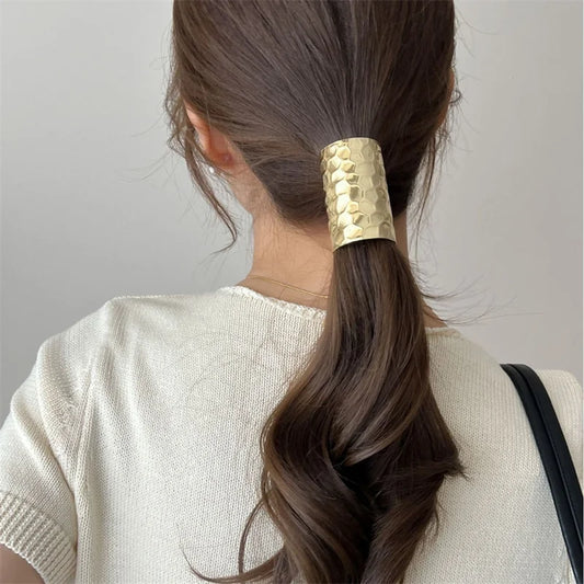 New Korea Bohemia Design Metal Concave and Convex Craft Hair Buckle Retro Clip Hair Clip Fashion Metal Headwear Accessories