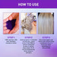 Purple Hair Mask - Lotion Is for Blonde Hair, Platinum, Bleached, Silver, Gray, Gray and Brass Hair - Remove Yellow Blend Dry, Damaged Hair - No Residual and Vegetarian Food