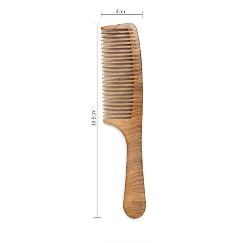 Natural Pear Blossom Comb Smooth Comb Scalp Massage Anti Tangling Bamboo Wood Comb Anti Tangling Static Hair Brush Salon Tool