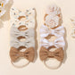 10Pcs/Lot Sweet Hair Band for Baby Girls Hair Ties Bows Elastic Rubber Band Flower Small Ball Scrunchies Kids Hair Accessories