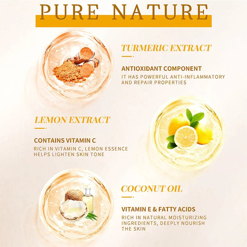 1/2/4/6Pcs Turmeric Kojic Acid Handmade Soap Scrub for Exfoliation, Moisturizing, Deep Cleansing, Spot Removal, Acne Removal