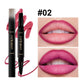 2 In 1 Matte Lipstick Pencil Double Head Lip Liner Pen Red Nude Long Lasting Waterproof Lady Charming Lip Pencil Makeup Tools