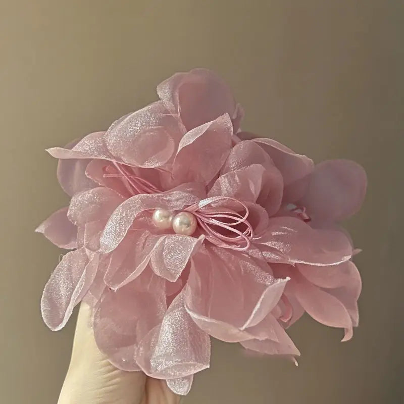 Romantic Elegant Flower Hair Claw Clips For Women Girls Hair Clip Barrette Hairpins Hair Clamps Headwear Hair Accessories Gift