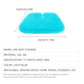 TPE Gel Cushion Honeycomb Egg Cushion Double Square Office Breathable Chair Cushion Ice Cushion Car Seat Cushion