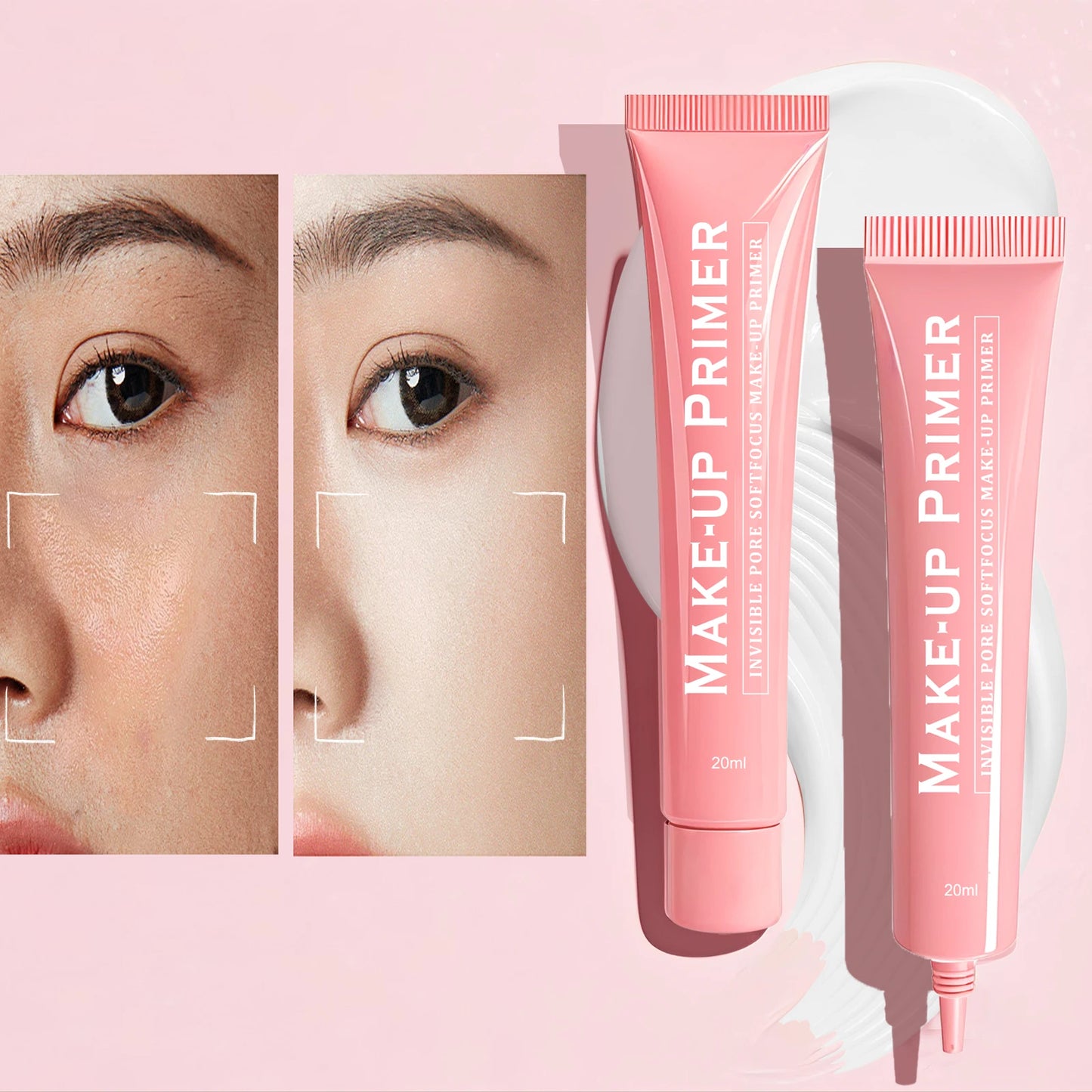 This makeup primer brightens the complexion, leaving a natural, radiant glow; it's gentle and non-greasy.