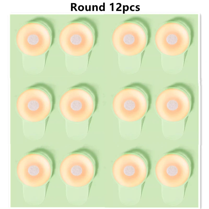 Wholesale Women Lift Up Invisible Reusable Self Adhesive Silicone Breast Lift Tape Nipple Cover Chest Paste Party Dress Bras