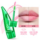 Langmannni Aloe Vera Moisturising Lip Gloss Warm Feeling Colour Changing Lip Glaze Long Lasting Moisture Lip Oil