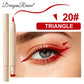 Double Head Stamp Liquid Eyeliner Smudge-Proof Quick Drying Waterproof 2 in1 Colorful Love Star Butterfly Eye Line Pencil Makeup