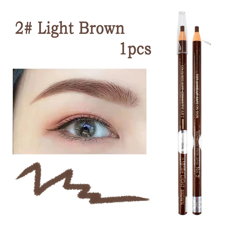 1818 Waterproof Eyebrow Pencil Microblading Permanent Makeup Dermatograph Pencil Peel Off Pull Roll Paper Eyebrow Pencil Set