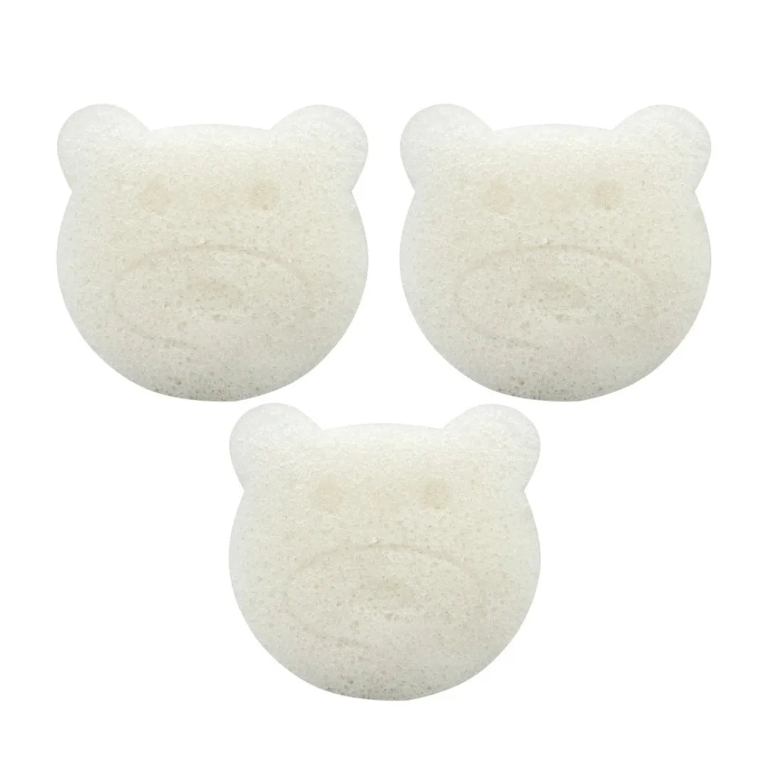 1pc Cute Baby Shower Sponge Cleanser Brush Konjac Harmless Shower Sponge for Face Washing Body Care Bath Rubbing Sponge BathTool