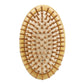 Portable Eco-Friendly Bamboo Hair Comb Wooden Round Hair Brush Scalp Massager Anti-Static Hairbrush for Women Men and Kids