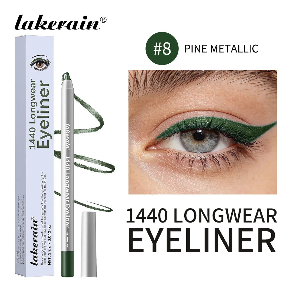 Longwear Eyeliner Smooth Precise Tip Waterproof Smudge-proof Long Lasting Wear Rapid Shaping Soft Mist Makeup Smokey Eyeliner