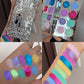 Anthemy Chameleon Single Eyeshadow Green Shimmer Smoky Waterproof Long-Lasting Highly Pigmented for Cosplay Eye Makeup