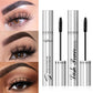 2pcs/set Black Mascara Beauty Makeup 4D Curling Lash Eyelash Extension Waterproof Liquid Volume Mascara Long-wearing Cosmetic