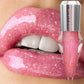 8 Color Glitter Shimmer Lip Gloss Moisturizing Lip Tinted Fuller Lip Effect Diamond Liquid Lipstick Makeup Sexy Lip Care Gifts