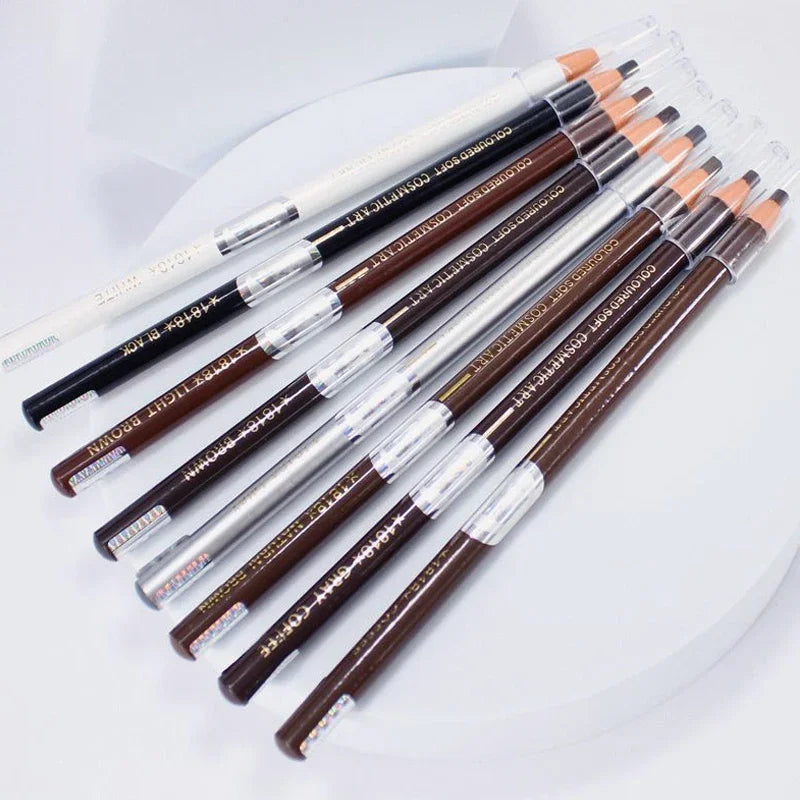 1818 Waterproof Eyebrow Pencil Microblading Permanent Makeup Dermatograph Pencil Peel Off Pull Roll Paper Eyebrow Pencil Set